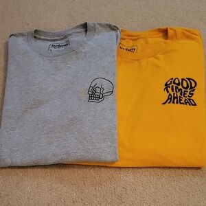 2 Mens Urban Pipeline Graphic T-Shirts Size Large